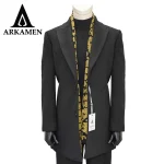 پالتو مردانه کانتوس | مدل دو دکمه کلاسیک | کد PL53100 | برند Arkamen