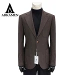 کت تک مردانه ریچارد ویلیام (Richard William) | مدل دو دکمه با یقه ناج | کد j2162 | برند آرکامن - Image 5